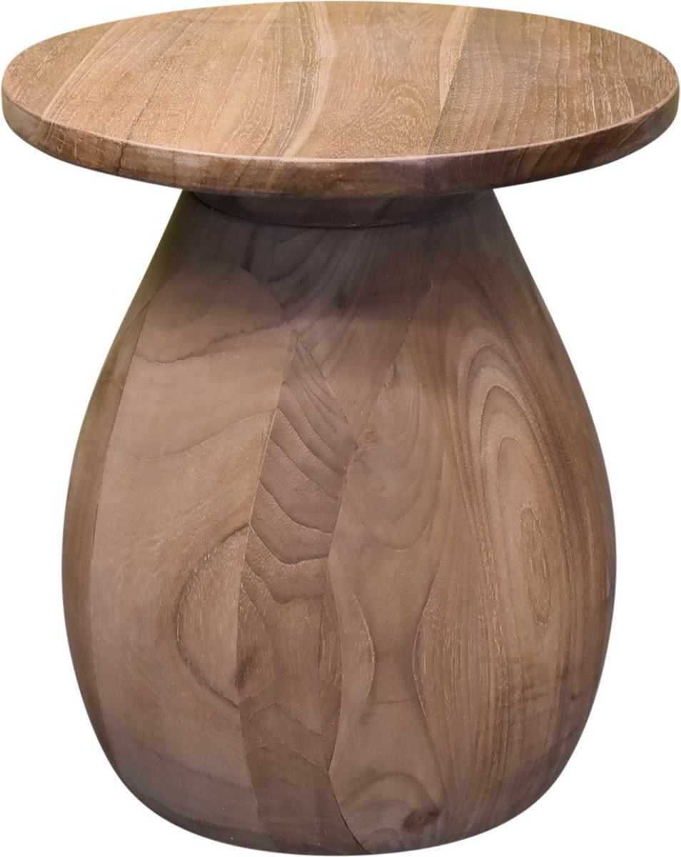 Madagascar bijzettafel 50x50xH52 cm
