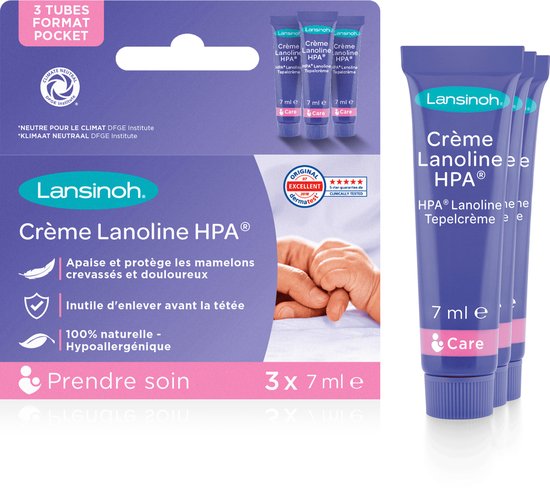 Lansinoh Lanoline Pocket - 3 x 7 ml - Tepelcreme