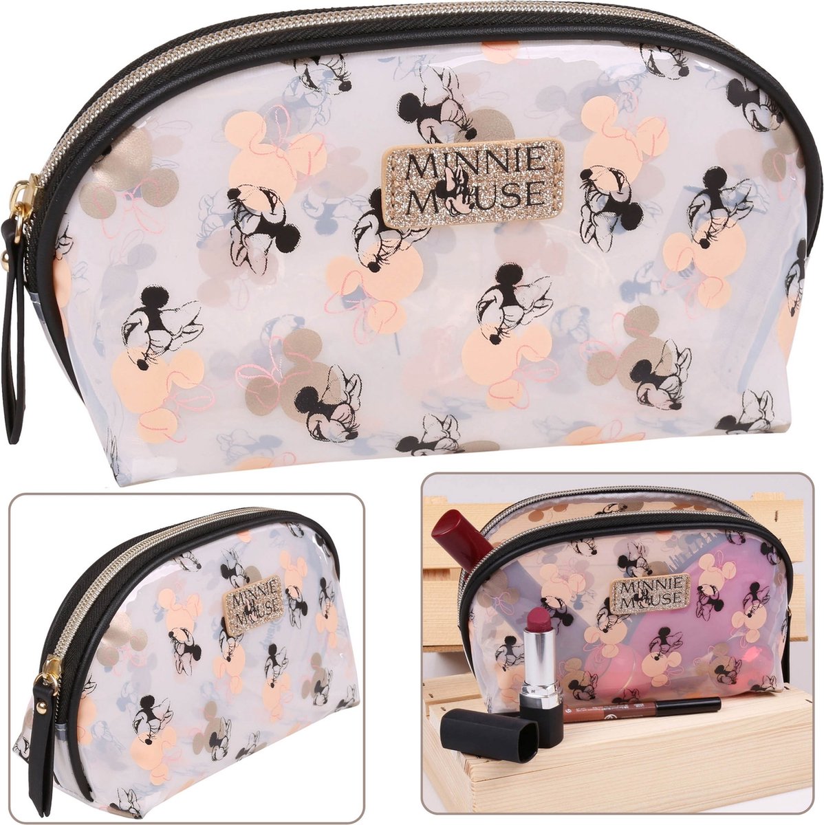 Minnie Disney Mouse - Transparante make-uptas