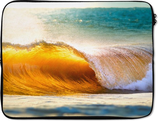 Housse ordinateur 17 pouces - Golf - Water - Mer - Housse ordinateur - Dimensions intérieures 42,5x30 cm - Dos noir