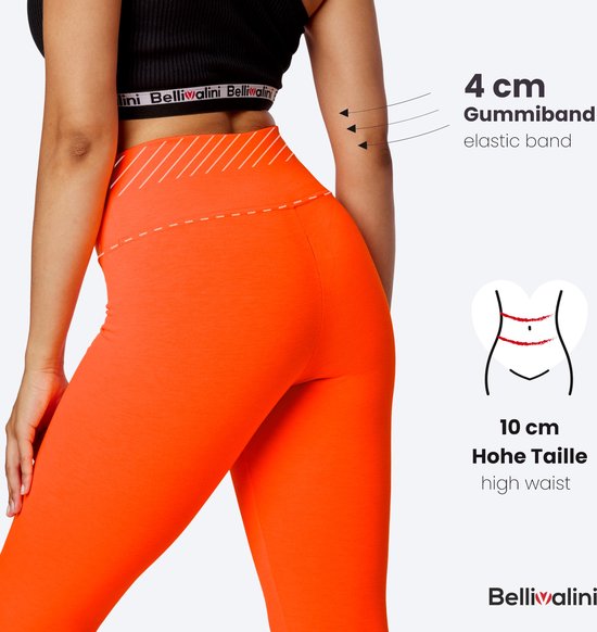 Bellivalini Sport Leggings Damen - High Waist Push Up Mit Scrunch Für Perfekte Figur Beim Fitness