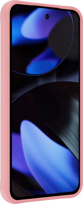 Coque Compatible avec Google Pixel 9 Pro XL Coque Siliconen Case Cover - Coque Compatible avec Google Pixel 9 Pro XL Case Cover Case - Rose Clair