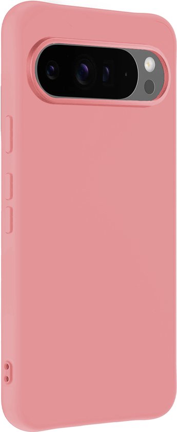 Coque Compatible avec Google Pixel 9 Pro XL Coque Siliconen Case Cover - Coque Compatible avec Google Pixel 9 Pro XL Case Cover Case - Rose Clair