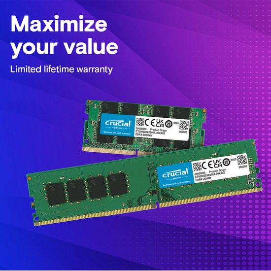 Crucial 3200 Mhz 16GB RAM kopen? Kijk snel! | bol