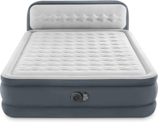 Luchtbed met Hoofdeinde 152 cm x 236 cm x 86 cm - Ultra Plush Comfort van Intex — afbeelding 2