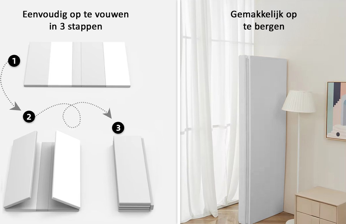 Finesse Speelmat Baby & Kind 160x180cm - Extra Dik 4cm thumbnail 4