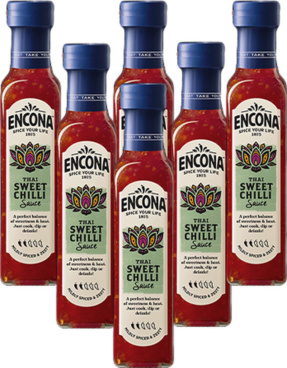 Encona - Thai Sweet Chilli Sauce - 6x 142ml