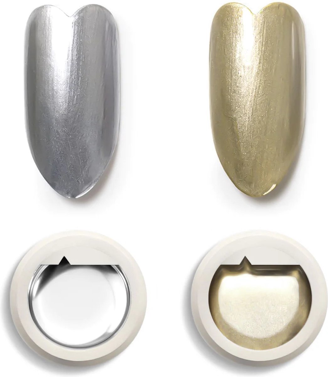 Venalisa Metallic Zilver en Metallic Goud UV Gellak Set - 10 gram (2x 5 gram) - Gellak Starterspakket - Zonder Kwastje - Gellak Metallic Zilver - Gellak Metallic Goud - Gellak Set - Gellak Gold - Venalisa Gellak - Gellak Nagellak