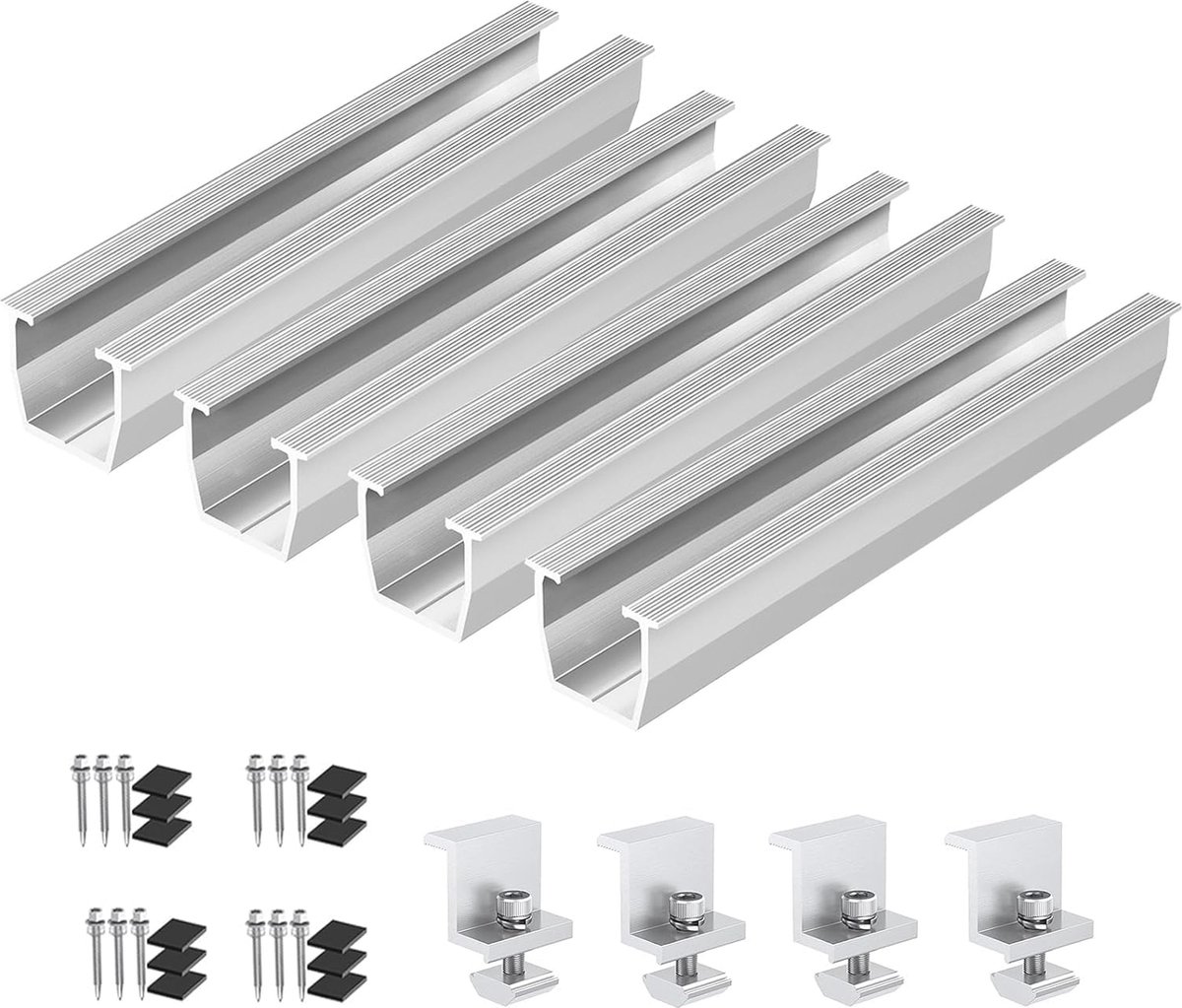 Zonnepaneelhouder 20 cm - Aluminium Montage voor Zonnepanelen
