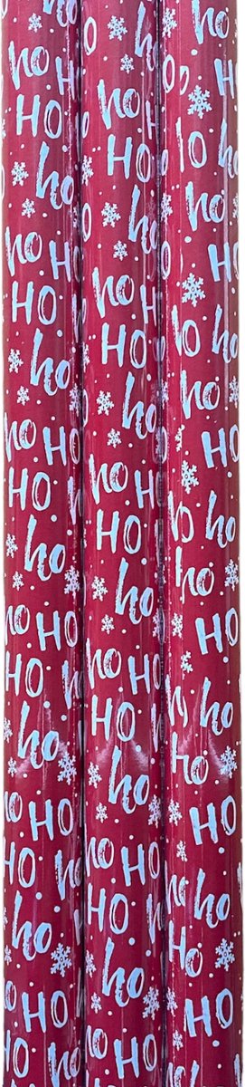 FESTIVE GIFTS Inpakpapier - Cadeaupapier - 200 x 70cm - 3 rollen - Kerst - Luxe Cadeauverpakking - Kleurrijk