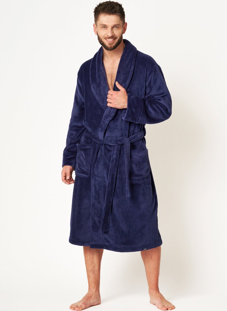 Key Badjas Heren Fleece Mannen Blauw MGL 255 M/L