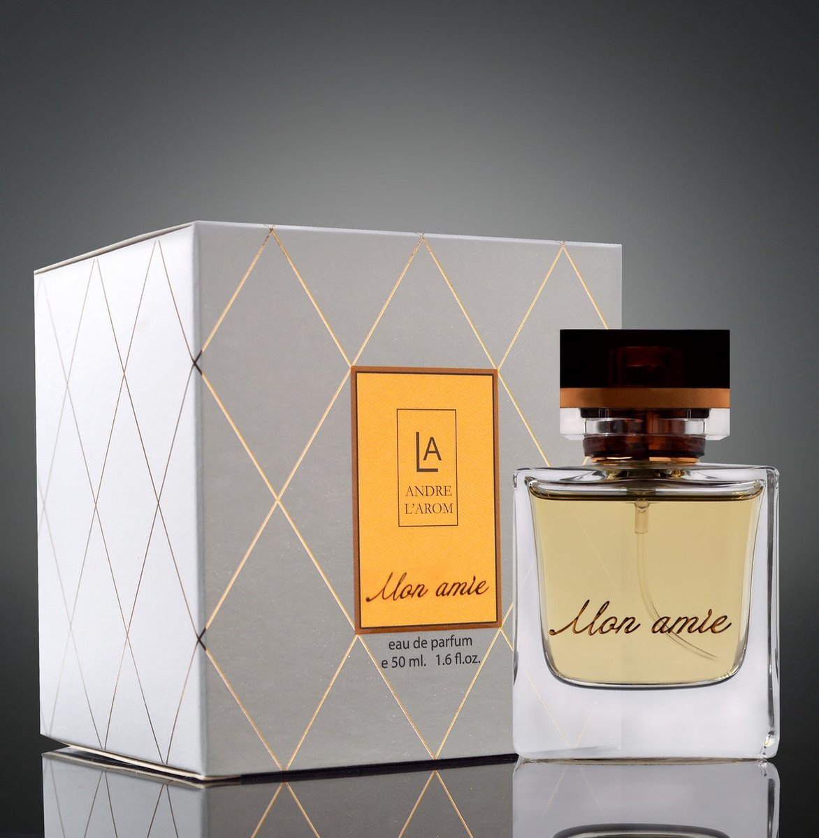 Goedkoopste CADEAU TIP - Franse - Mon Amie - een heerlijke sterke orientaalse geur - met o.a Perzik - met gratis Handtasverstuiver