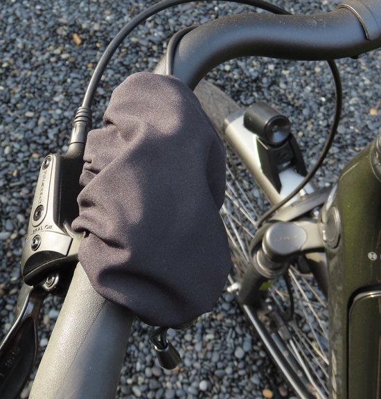 Hoesje voor vaste ebike displays Zwart K van AXA — afbeelding 2