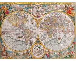 Ravensburger puzzel Wereldkaart 1594 - Legpuzzel - 1500 stukjes