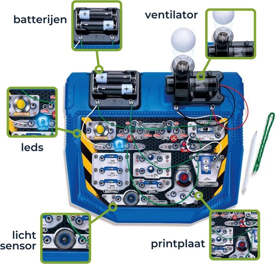 Velleman Kit de projet électronique - 8 expériences - LED & musique