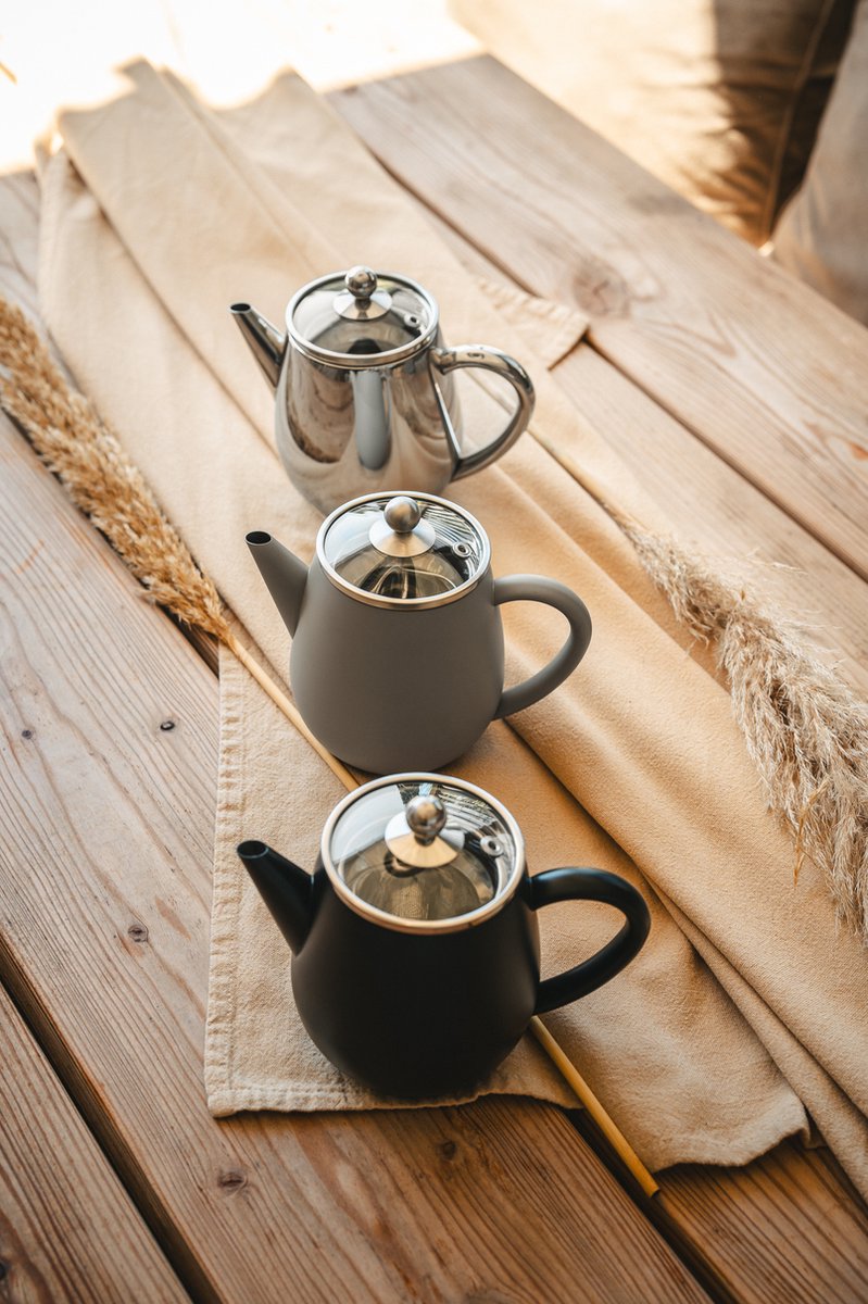 Bredemeijer Theepot Duet Eva Betongrijs 0,5 L