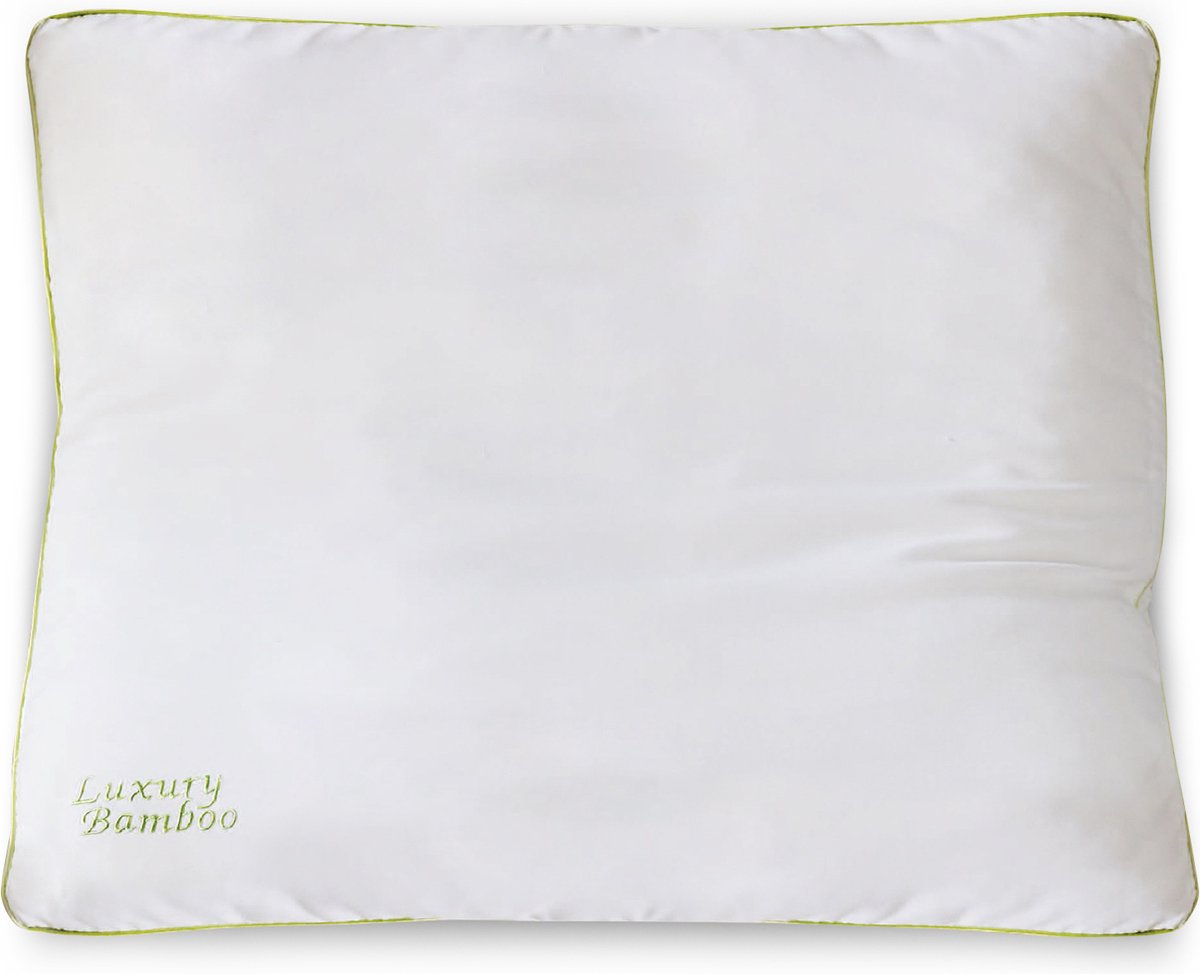 20% bamboo / 80% Polyester - Kussen - Wit - Zydante Swisstech - 50x60x5