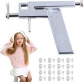 Oorbel schieter set - Metaal - Incl. Studs - Piercing - Kit - Gun - Oorpiercing - Pistool - Naald - Gaatjes schieter - Tang