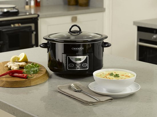 CrockPot Slow Cooker 4,7L programmeerbaar