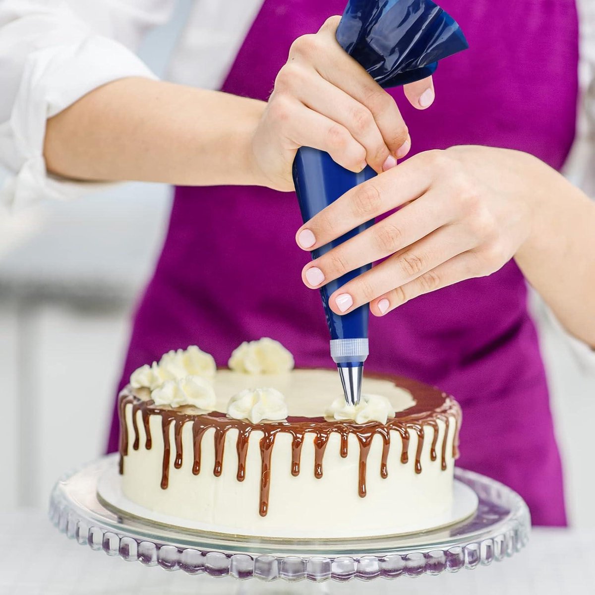 Wegwerp Piping Zakken Extra Grote Dikker 50 Inch Gebak Zakken Icing Piping Zakken Voor Koekjes Cupcakes Dessert Taarten Decoreren spuitzakken wegwerp
