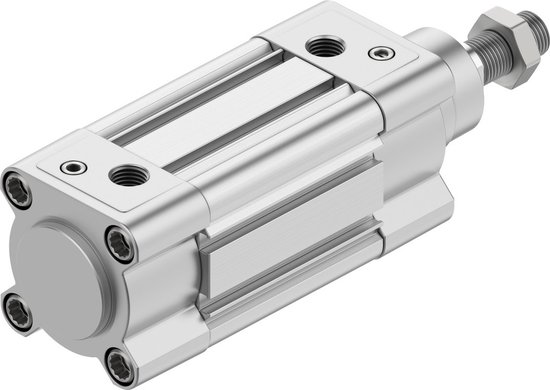 Heschen Pneumatische standaard luchtdrukcilinder, SC 40-400, PT1/4 aansluiting, 40mm boring, 400mm slag, dubbel werkend