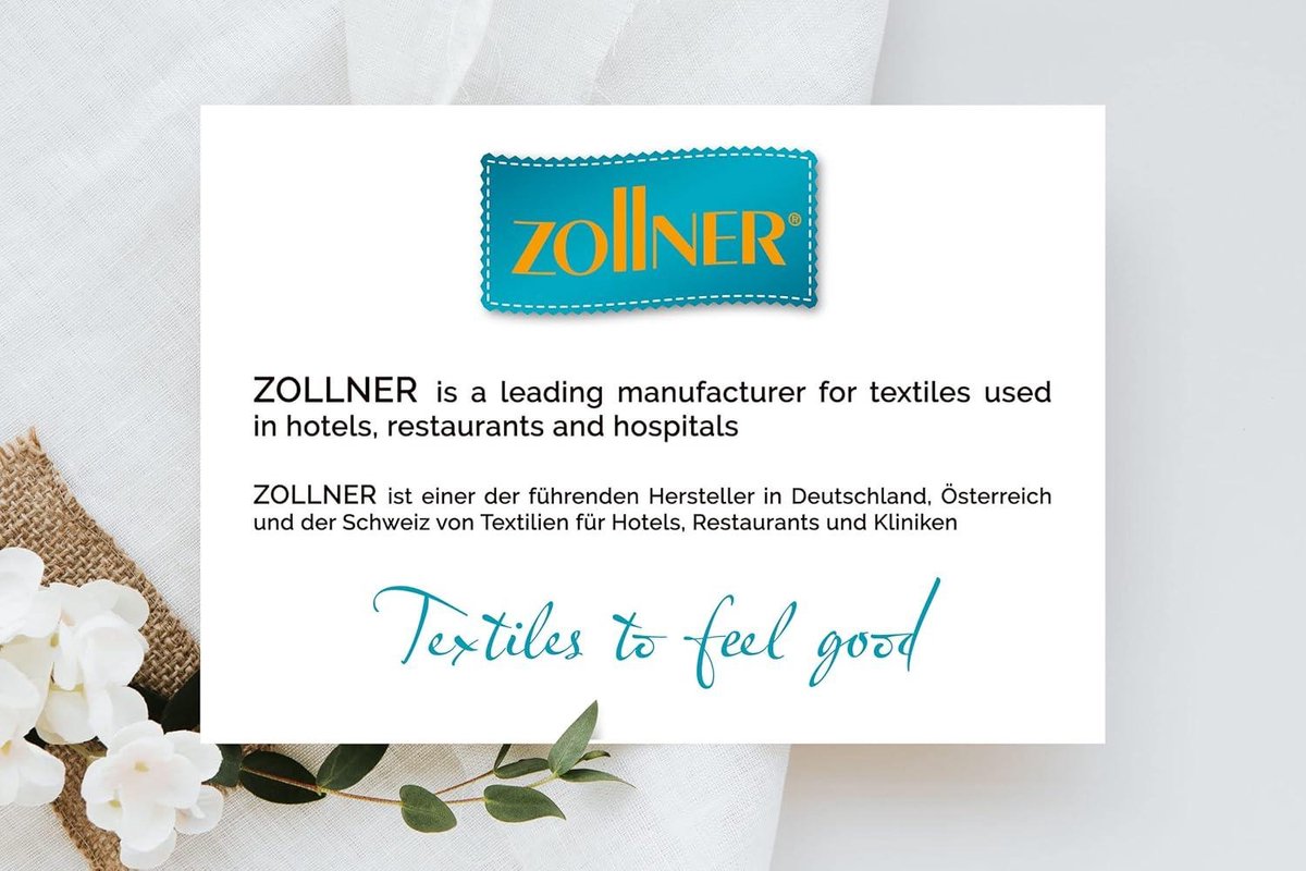 ZOLLNER set van 10 microvezel reinigingsdoeken, 40x40 cm, 280 g/qm, blauw
