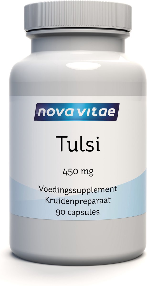 Goedkoopste Nova Vitae - Tulsi - Holi Basil - 100 zuiver - 450 mg - 90 capsules