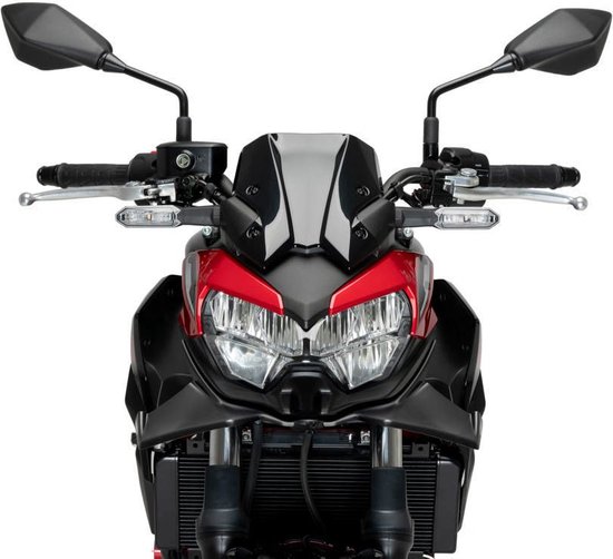 Foto: Naked front spoiler mat zwart puig aerodynamische spoiler voor kawasaki z650 21