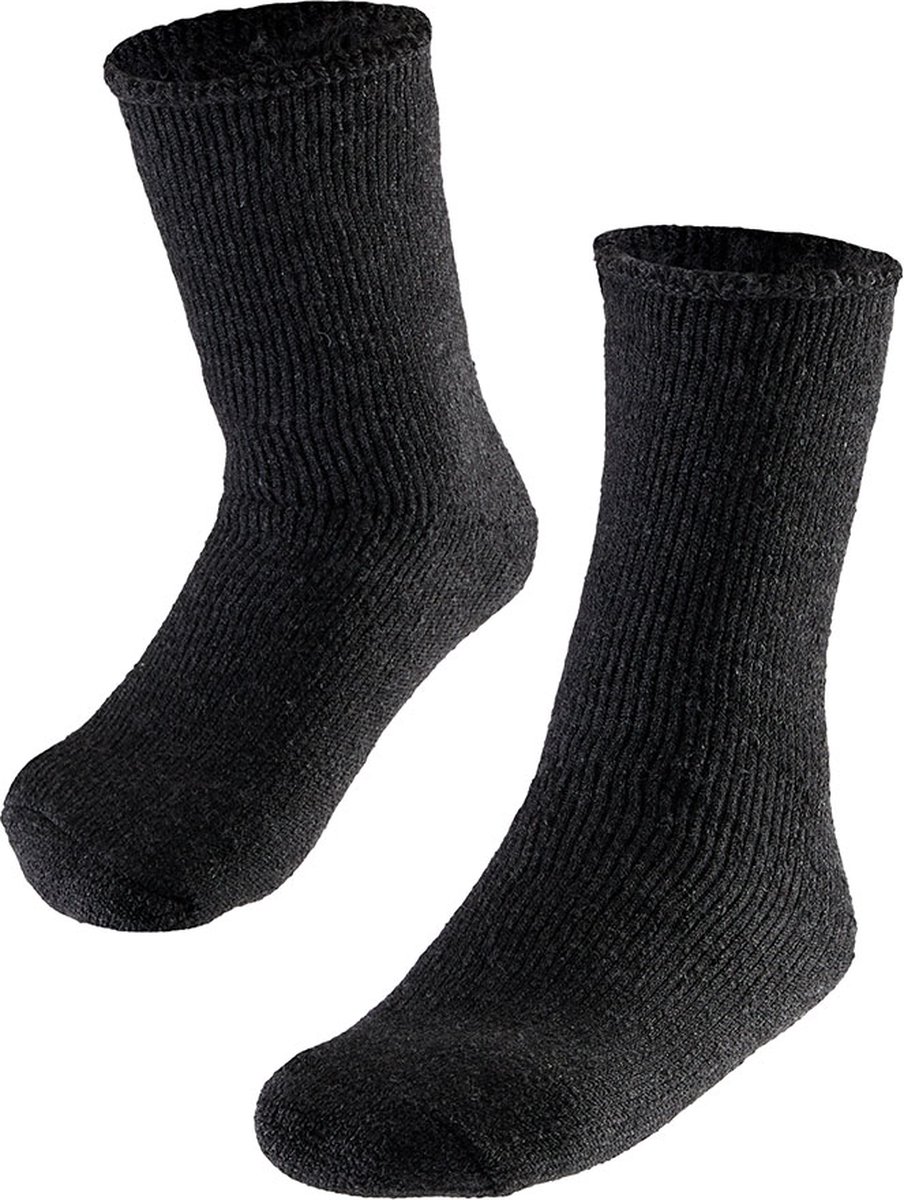 Heatkeeper - Thermo sokken kinderen - 2-Paar - Maat 31/35 - Antraciet - Thermosokken kinderen