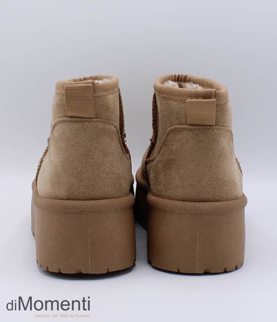 Boot Uggie - Camel - Uccie laarzen - winter boots - wollen voering - winter  laarzen -... | bol
