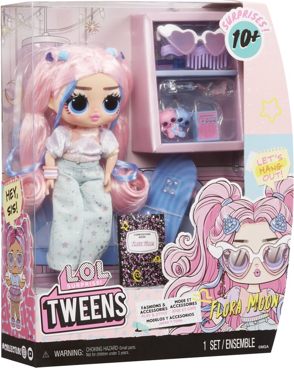 L.O.L. Surprise! Tweens modepop - 16,5 cm - Flora Moon — afbeelding 8