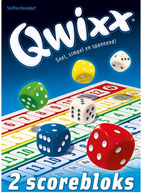 Foto: White goblin games qwixx scorebloks 2 stuks