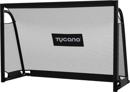 Foto: Tycano striker stalen voetbaldoel 180 x 120 cm zwart