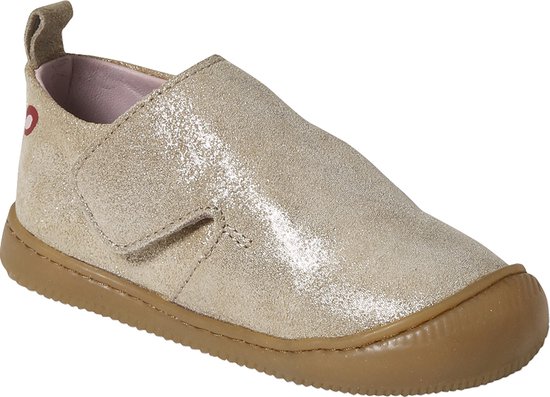 Vertbaudet Chaussons à scratchs cuir souple bébé