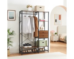 Kledingkast Larem open kast set van 2 totale lengte 204 cm set 1 (en.casa)