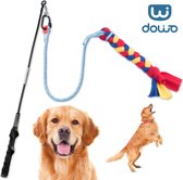 DOWO® - Flirt pole - Hondenspeelgoed - Hondentraining - Intelligentiespeelgoed - Behendigheidspeelgoed