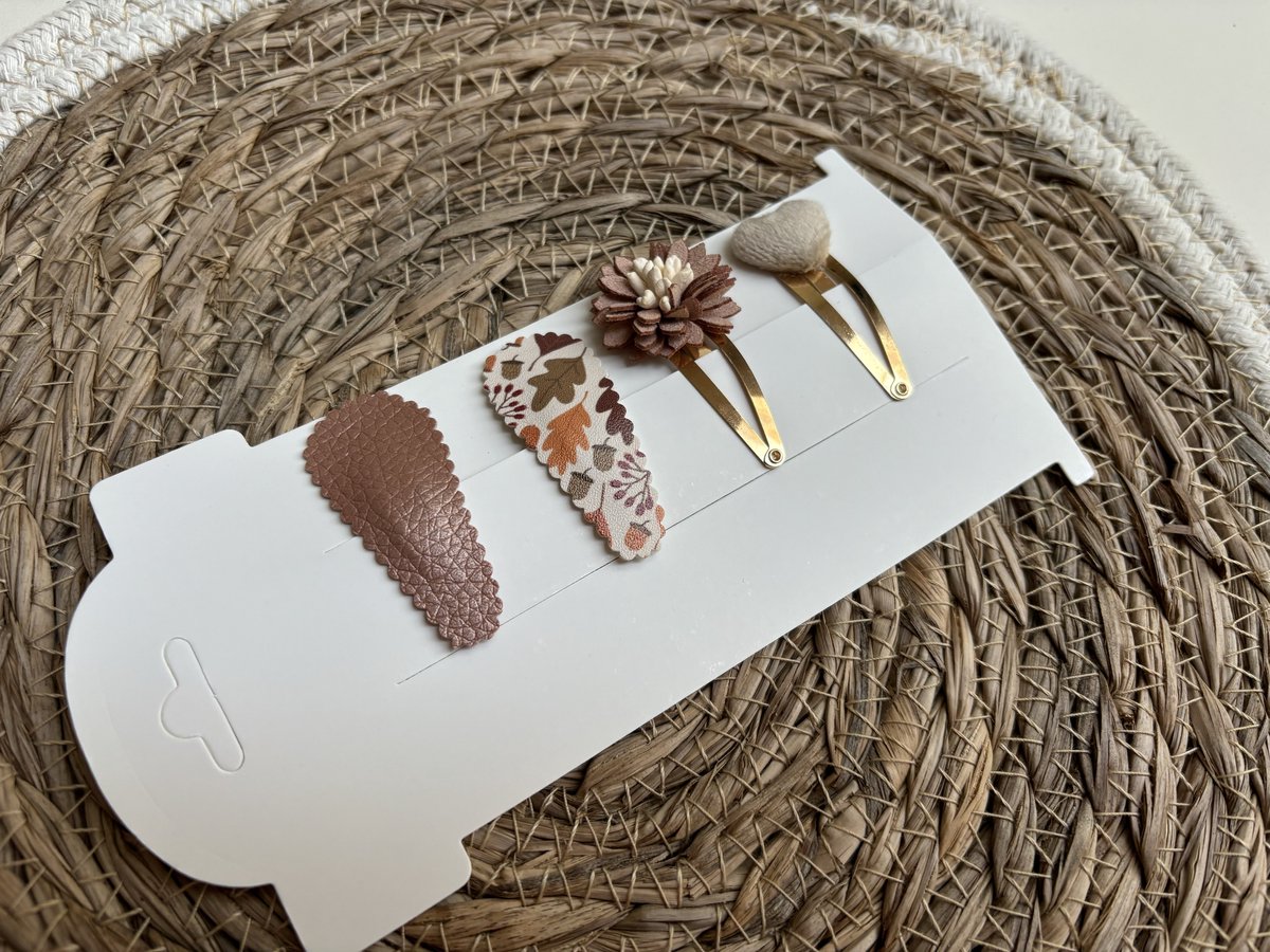 Klikklak haarspeldjes Lara - kinderknipjes - haarspeldjes voor baby - haarspeldjes - haarknipjes - kinderaccessoires - haarknipjes kinderen