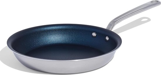 INTIGNIS Frying Pan with Lid Non Stick Deep Sauté Pan, Stainless Steel