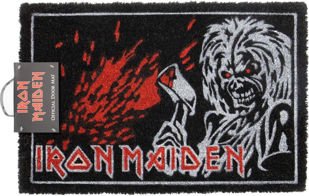 Iron Maiden Run To The Hills Unisex Deurmat - meerkleurig - Standard