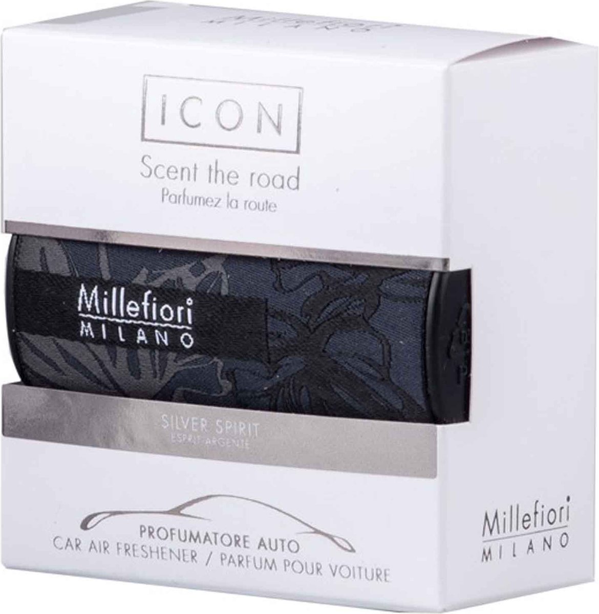 Millefiori Milano Icon 71 Textile Floral Silver Spirit
