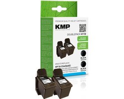 KMP Inkt vervangt HP 56 Compatibel 2-pack Zwart H11D 0995,4021