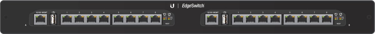 Ubiquiti EdgeSwitch 16XP Managed Gigabit Ethernet (10/100/1000) Power over Ethernet (PoE) 1U Zwart
