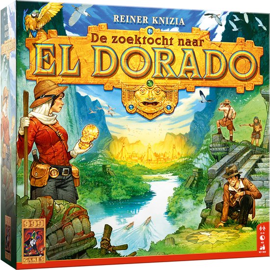 999 Games - De Zoektocht naar El Dorado - Bordspel -Basisspel - Familiespel - Gezelschapsspel