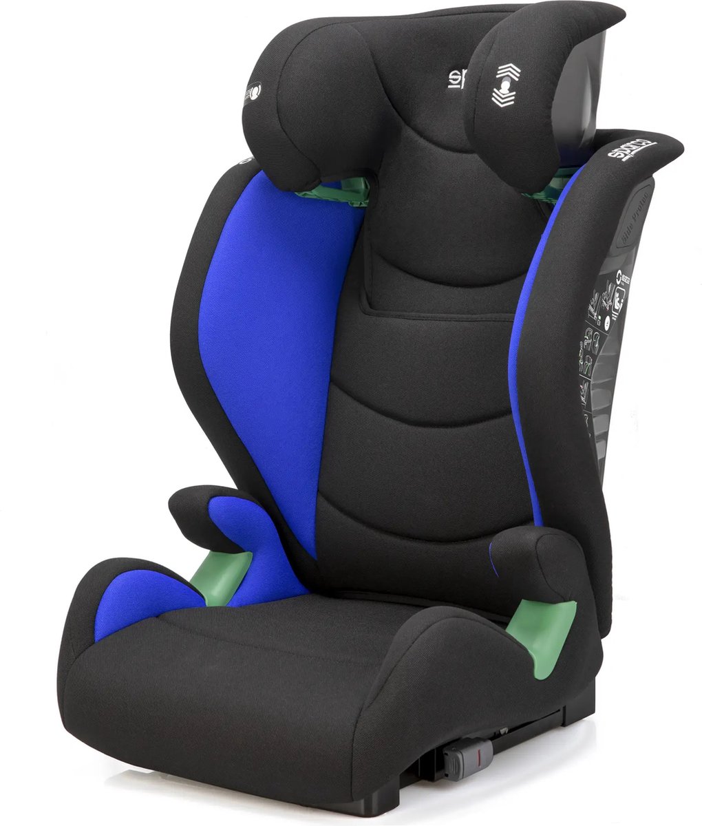 Sparco F1000KI ISOFIX i-Size Autokinderzitje - Blauw — Maat Onesize