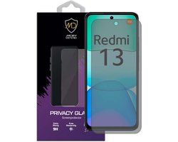 MobyDefend Screenprotector - Geschikt voor Xiaomi Redmi 13 4G - Matte Privacy Glass Screensaver