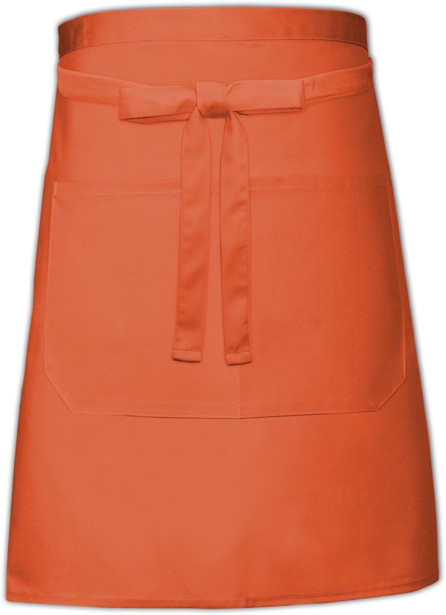 Bakkerssloof met zak - Orange - 50 x 90 cm - Link Kitchen Wear