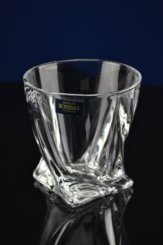 Bohemia whisky glazen 2 stuks