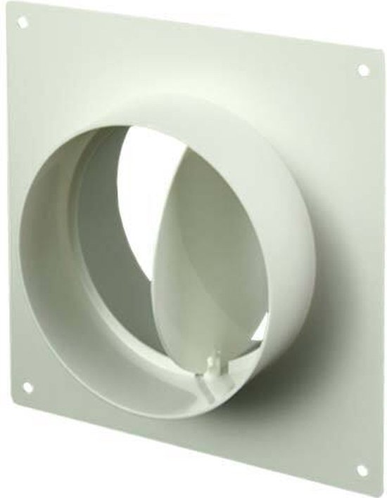 Plaque murale ronde en plastique avec clapet anti-retour diamètre : 100mm AFV100