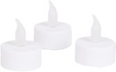 Theelichtjes - Waxinelichtjes LED - Theelichten - Op batterijen - LED verlichting - Kaarsjes - 24 stuks - wit