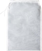 Lot De 4 Sacs à Lait De Noix En Nylon Maille Fine Réutilisables – Filtre Jus Fruits Légumes Café Avoine Avec Cordon, 18x13 Cm